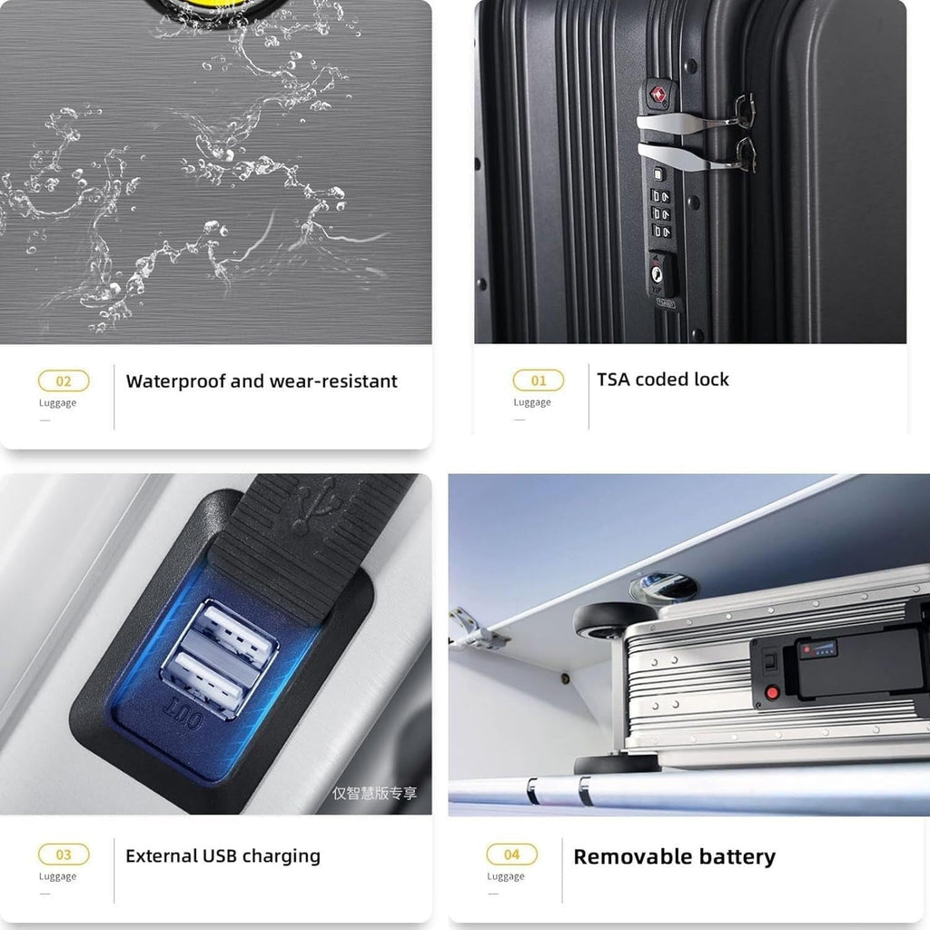  Electric Suitcase Smart Scooter Riding Luggage - packaging shot