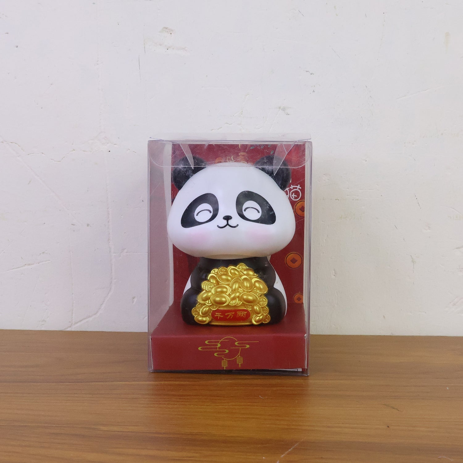 Solar Powered Moving Panda Car Dashboard Decoration – 1 Pc-Home Improvement-AniGuess-AniGuess