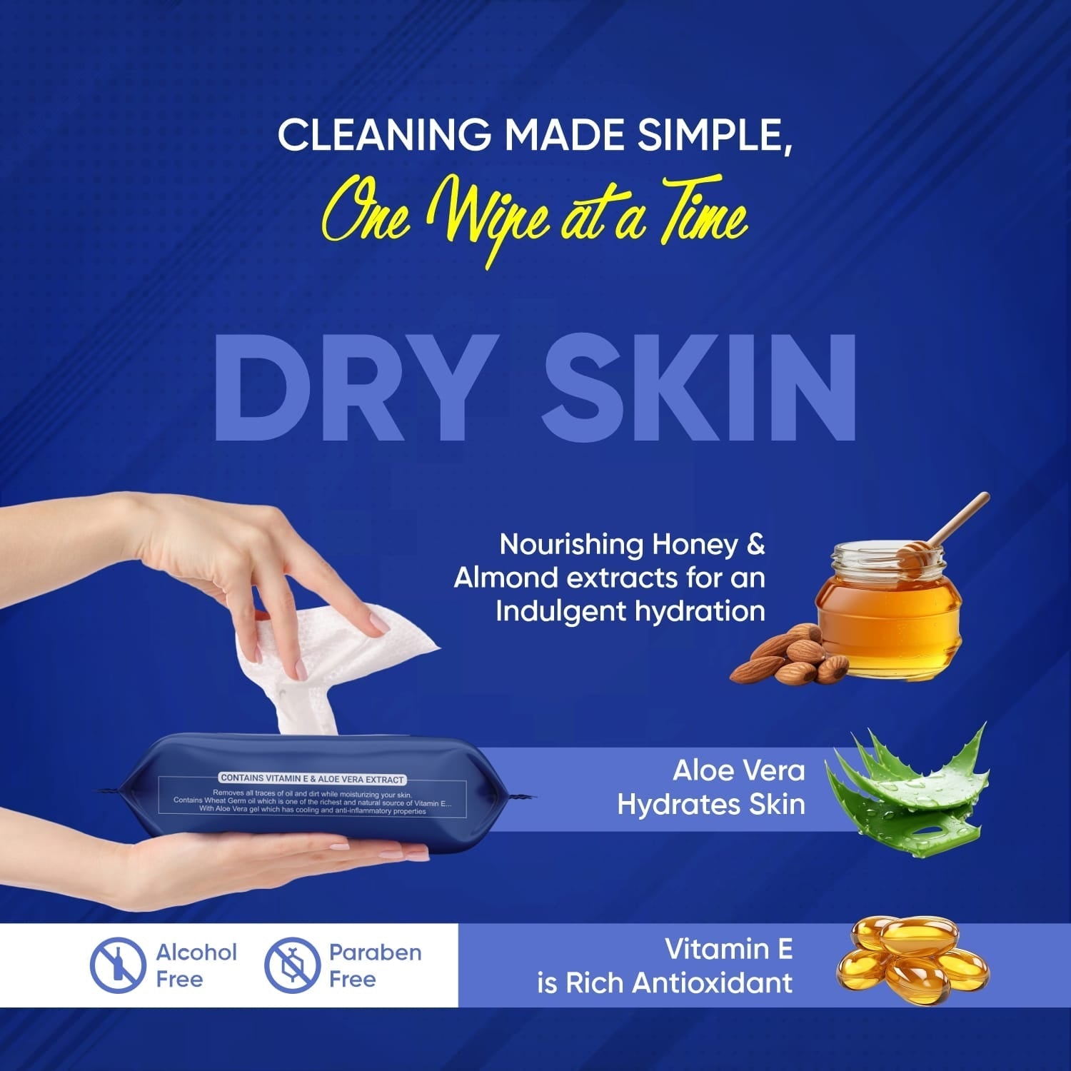 Refreshing Alcohol-Free Wet Wipes – Facial & Body Wipes (25 Pc)-Beauty-AniGuess-AniGuess