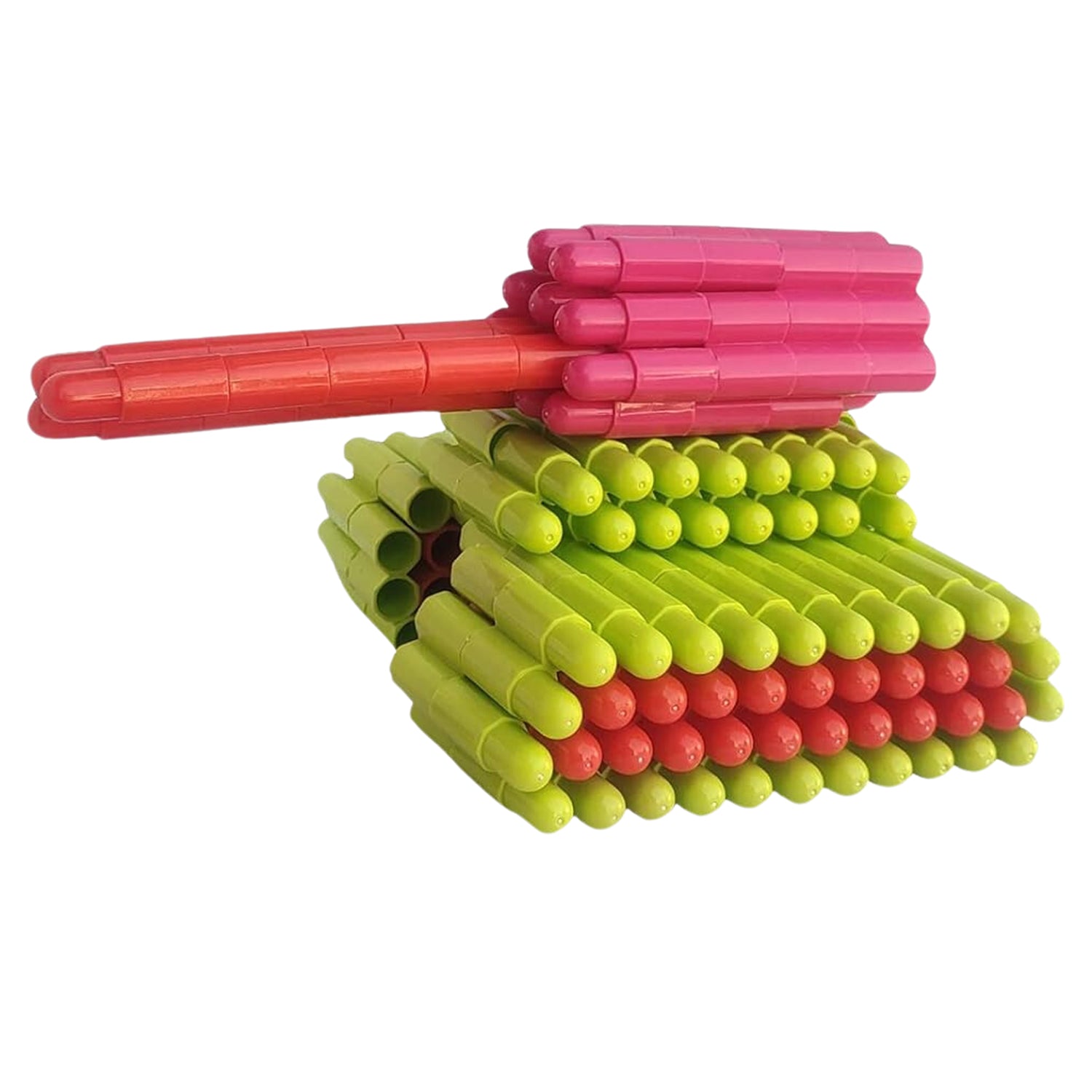 Bullet Blocks Intelligent Kids Creative Bullets Shaped Building (Approx 88 Pcs)-Toys & Games-AniGuess-AniGuess