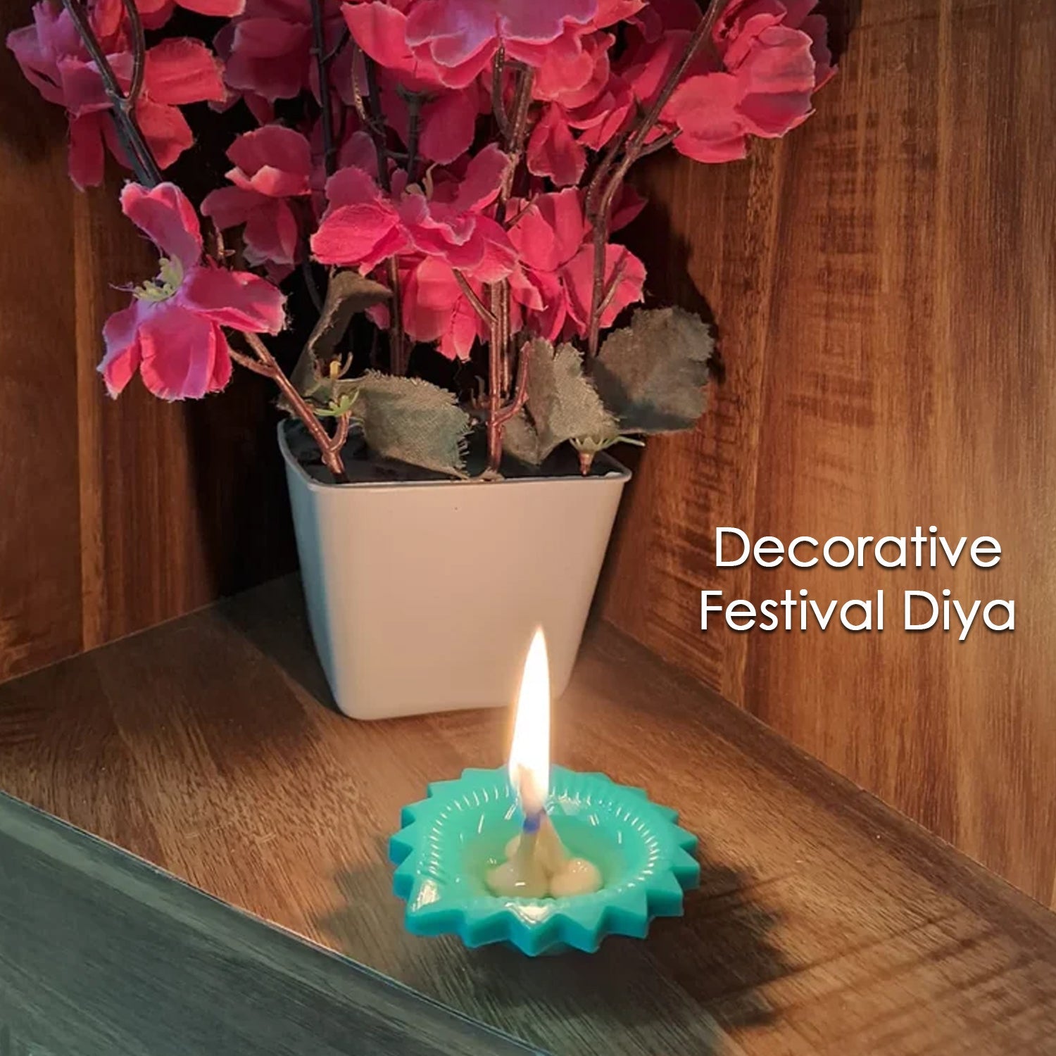 Silicone Diya Diwali Attractive Design Colourful Diya Combo, (Mix Design /1 Pc)-Home Improvement-AniGuess-AniGuess
