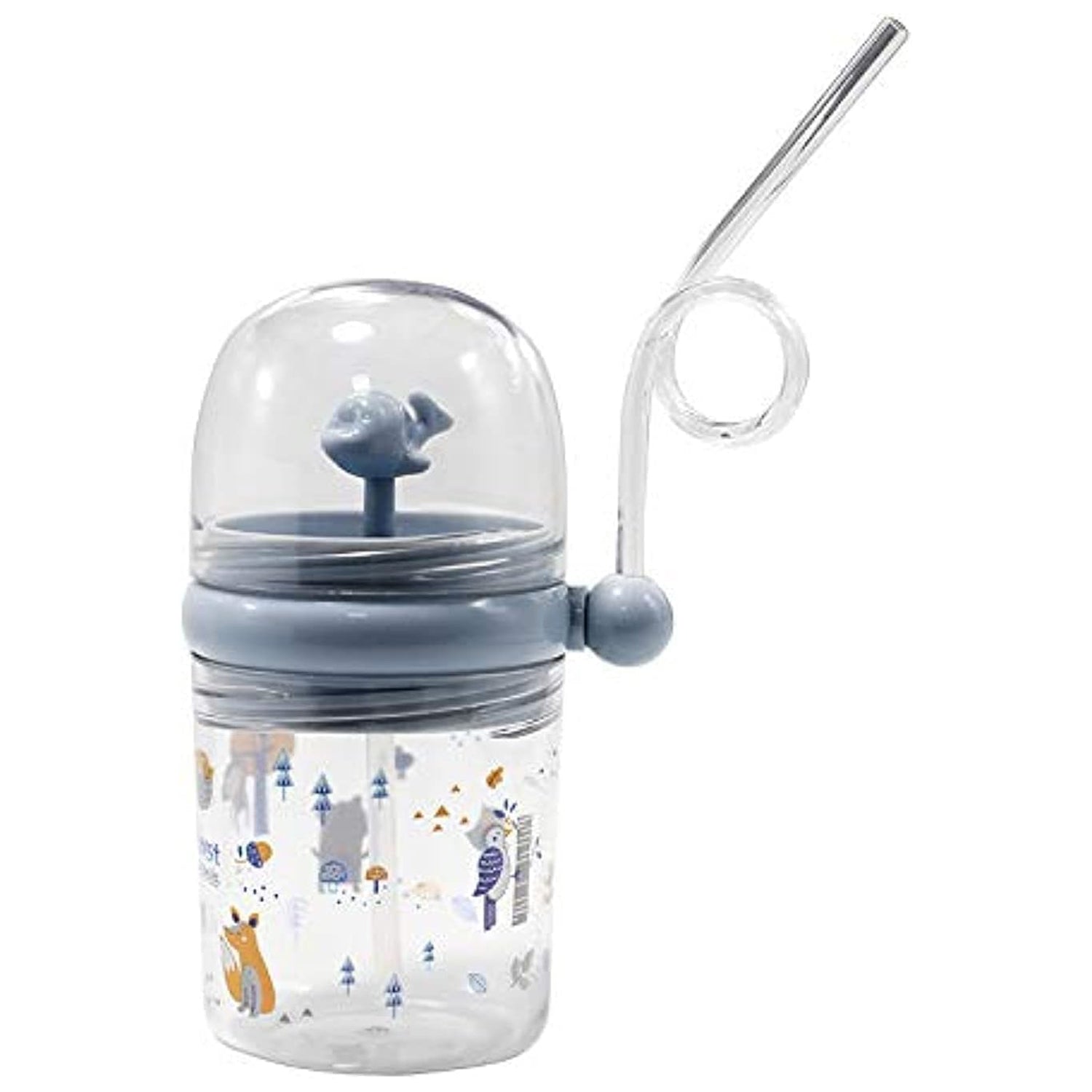 Whale Spray Sippy Cup (1 Pc): Straw, Lid, Spill-Proof, Fun Water Play-Baby-AniGuess-AniGuess