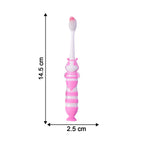 Kids Toothbrush with Cartoon Car (2 Pc Set)