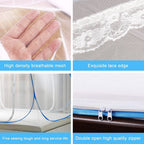 Premium Polyester Foldable Mosquito Net Tent (100 Cm Long / 1 Pc)