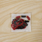 Handmade Black and Red Bracelet Rakhi for Brother (1 Pc)