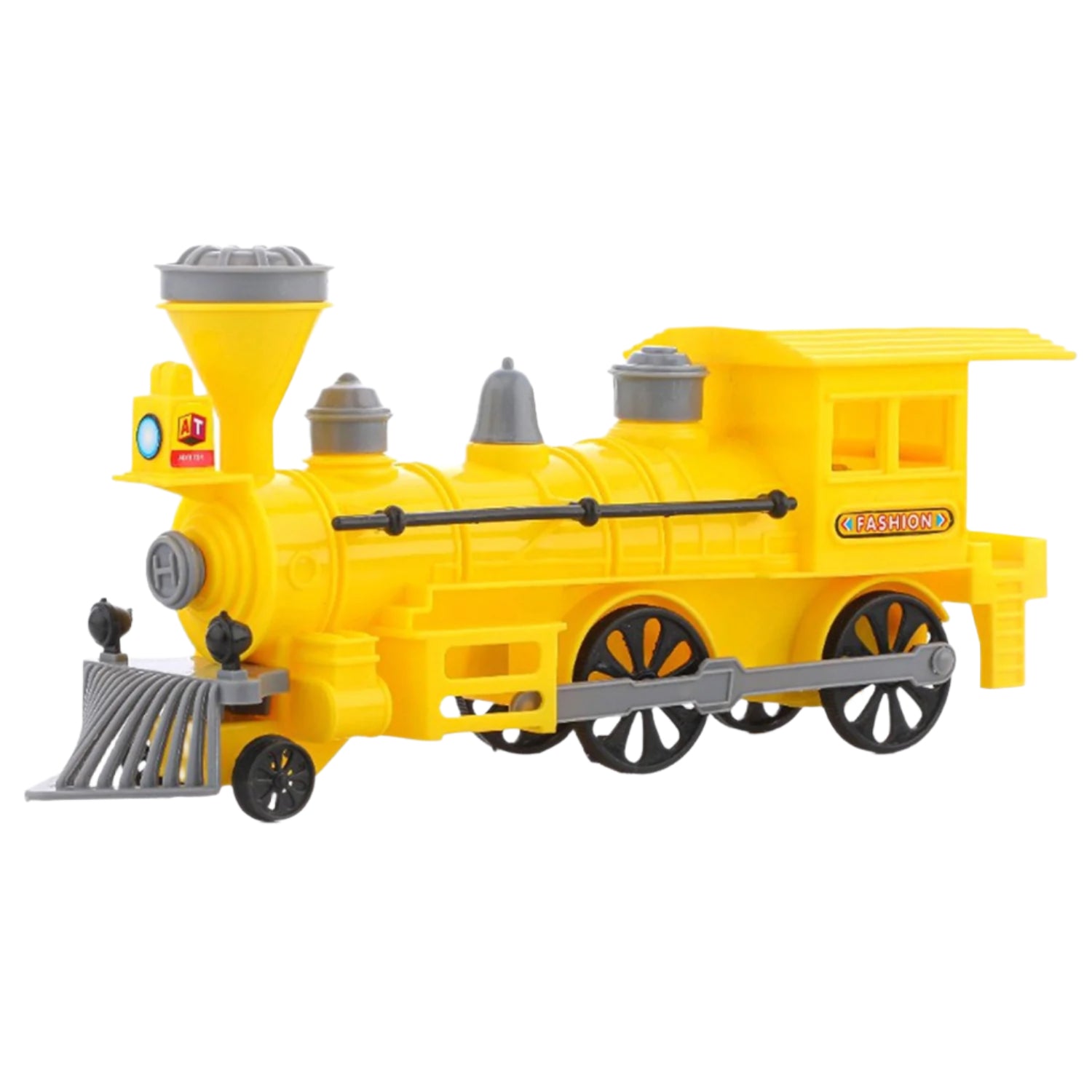 Pull and Go Train with Light Plastic String Pull Back Train (1 Pc / Mix Color)-Toys & Games-AniGuess-AniGuess
