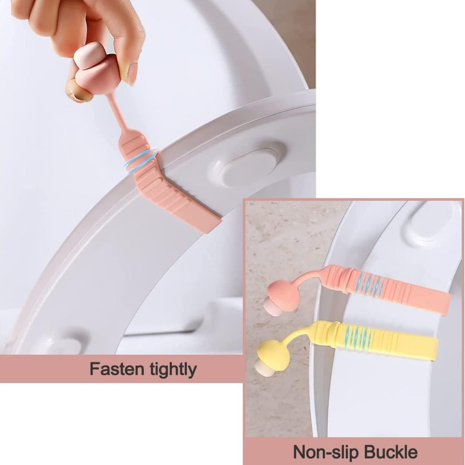 Silicone Toilet Seat Lifter Band (1 Pc)-Health & Personal Care-AniGuess-AniGuess