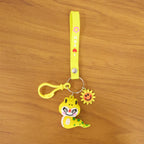 kawaii dinosaur keychain decorative charm