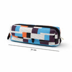 Multipurpose Printed Zipper Pencil Pouch Organizer for Students (1 Pc)