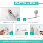 Self-Adhesive Towel Rod - (1 Pc)