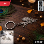  krishna devotional keychain charm