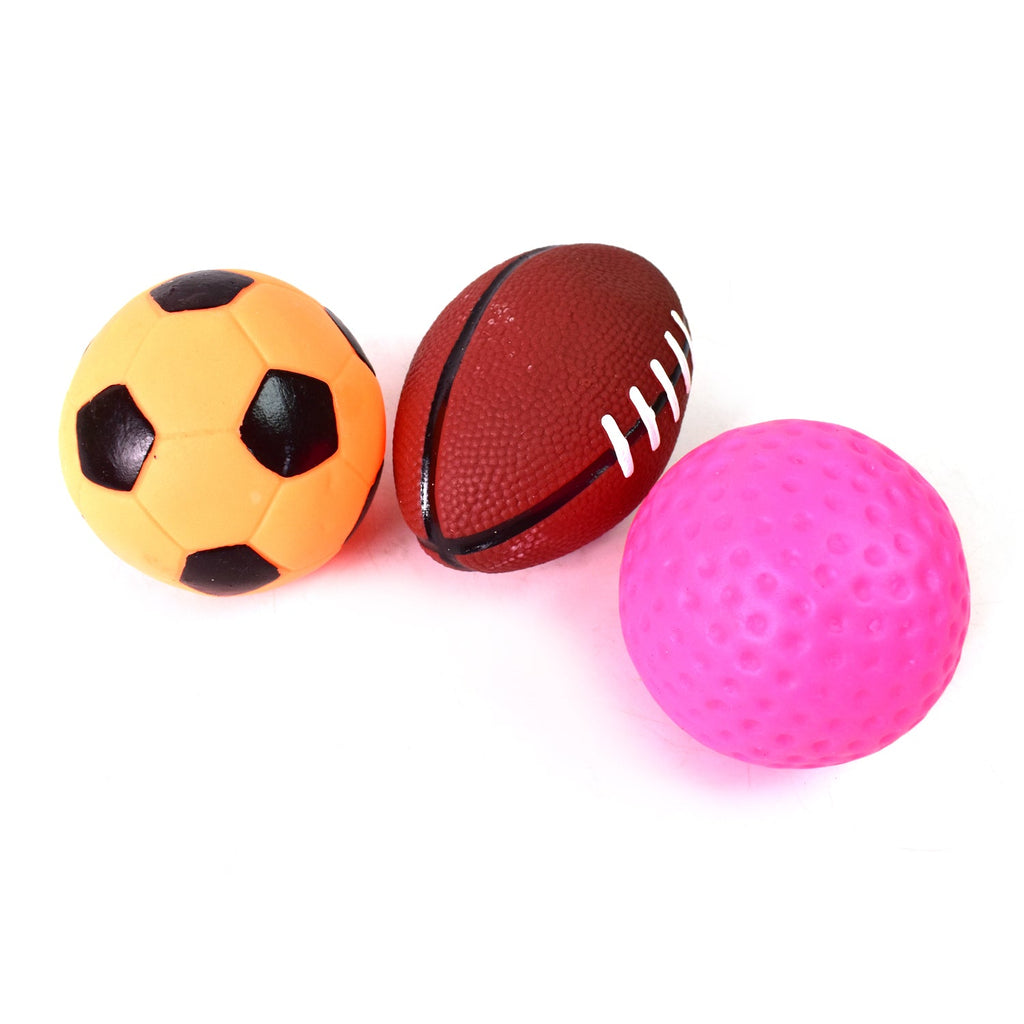 Sports Squeeze Ball Toy Set of 3 Soft Balls for Kids/Toy for Kids-Toys & Games-AniGuess-AniGuess