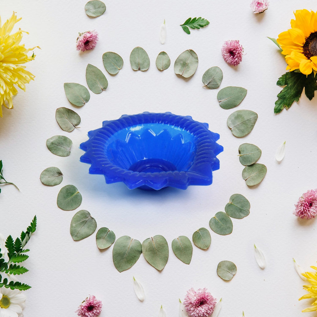 Silicone Diya Diwali Attractive Design Colourful Diya Combo, (Mix Design /1 Pc)-Home Improvement-AniGuess-AniGuess