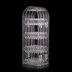 Acrylic earring screen holder 4-fold clear display for jewellery India