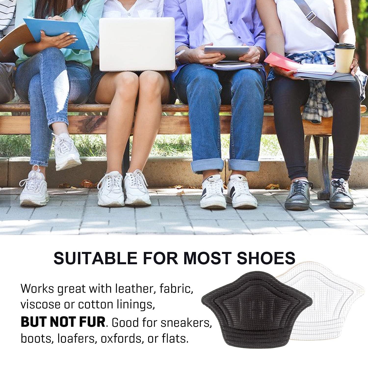 Heel Cushion Pads, Widely Applicable Protective Shoe Insoles (1 Pair)-Shoes & Handbags-AniGuess-AniGuess