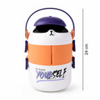 double layer lunch box kids cartoon