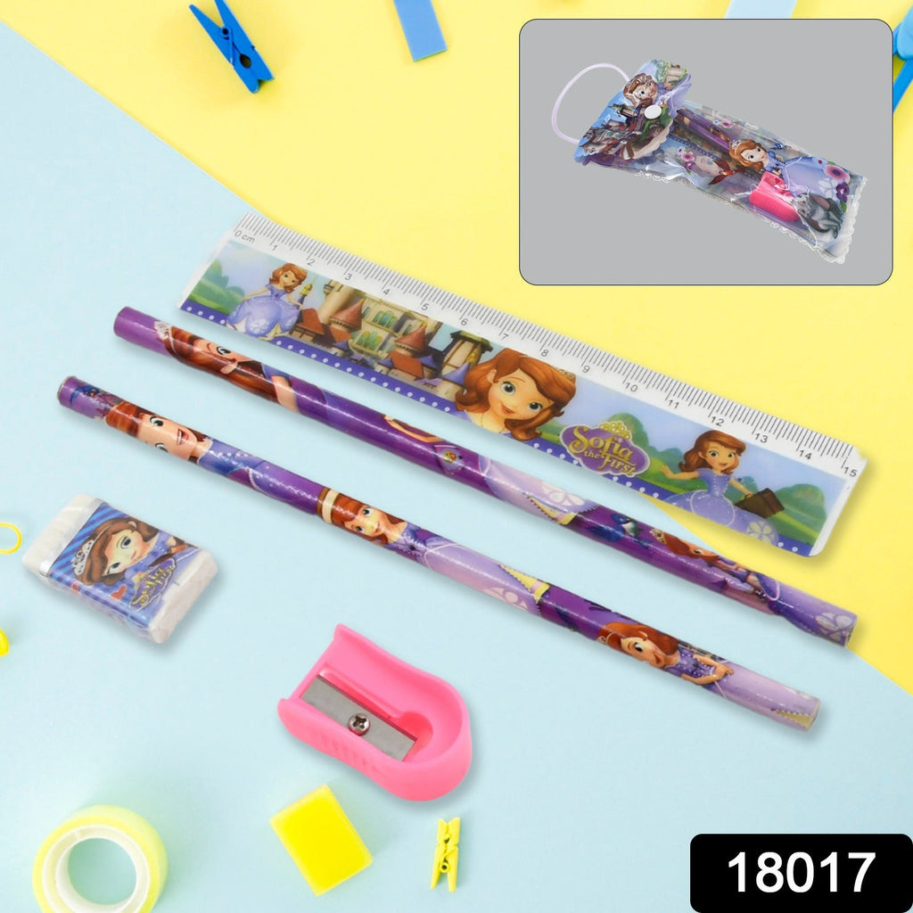 5 in 1 Mix Stationery Gift Set for Kids,  School, Office Product Gift (5 Pcs Set)-Stationery-AniGuess-AniGuess
