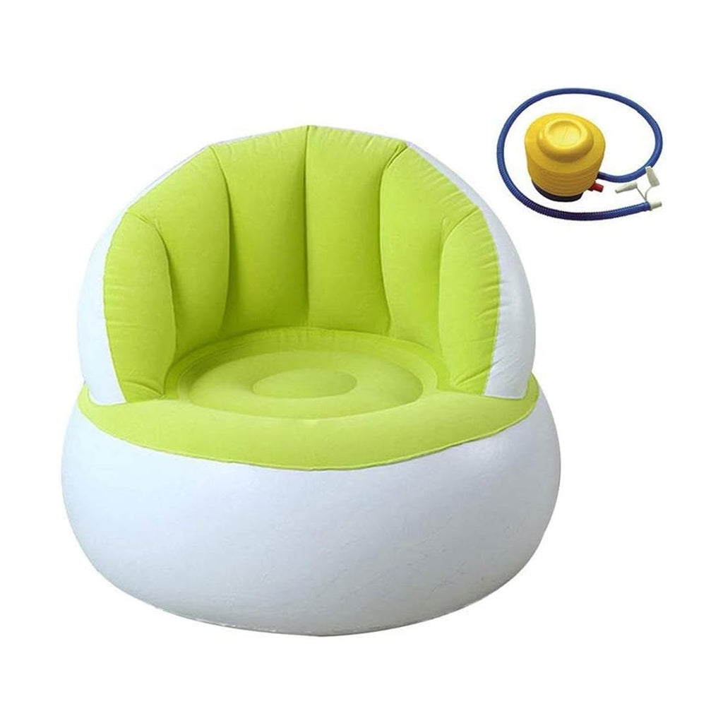 Kids inflatable sofa chair with backrest & Foot Air Pump (1 Set 85x74 Cm Approx)-Home Improvement-AniGuess-AniGuess