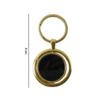decorative gold plated keychain accessory