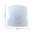 Electric Wall Mounted Automatic Sensor Hand Dryer (1 Pc)