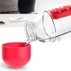 Water Bottle with Built-in 7-Day Pill Organizer Approx 900ml (1 Pc)