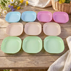 11 in 1 Plastic Snack Serving Plates Set, Multi-Compartment Party Snack Tray