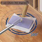 Automatic Cloth Changing Mini Mop with Push Pull Cloth Changing Handle (1 Pc)