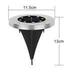 Solar Powered LED Garden Lights (4 Pc)