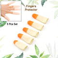 Finger Caps, Silicone Finger Protectors Sleeves (Finger Cots / 5 Pcs Set)-Health & Beauty Accessories-AniGuess-AniGuess
