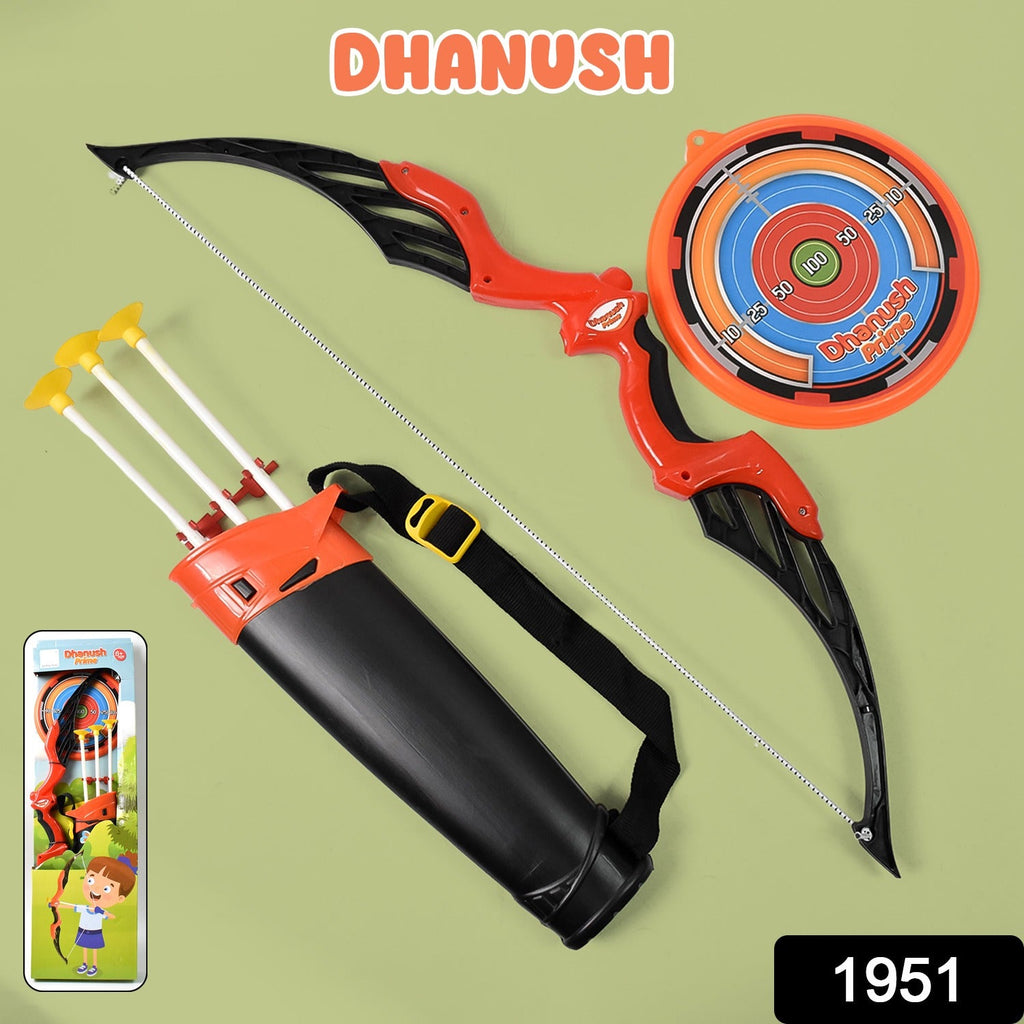 Arrow Big & Archery Toy (1 Dhanush, 3 Arrow, 1 Target, 1 Arrow Holder / 1 Set)-Toys & Games-AniGuess-AniGuess