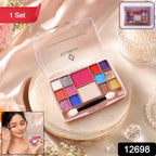 Multi-Color Eyeshadow & Compact Makeup Kit (15 GM / 1 Pc)