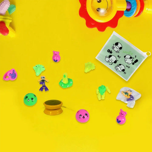 12pc Mix All New Toy And Plastic Pouch Mix All Types Playing Toy For Kids-Toys & Games-AniGuess-AniGuess