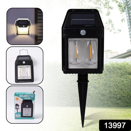 18W Solar Wall Double Lights / Lamp with 2 Modes & Motion Sensor (1 Pc)-Garden & Outdoors-AniGuess-AniGuess