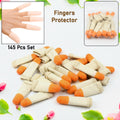 Finger Caps, Silicone Finger Protectors Sleeves (Finger Cots / 145 Pcs Set Approx)-Health & Beauty Accessories-AniGuess-AniGuess