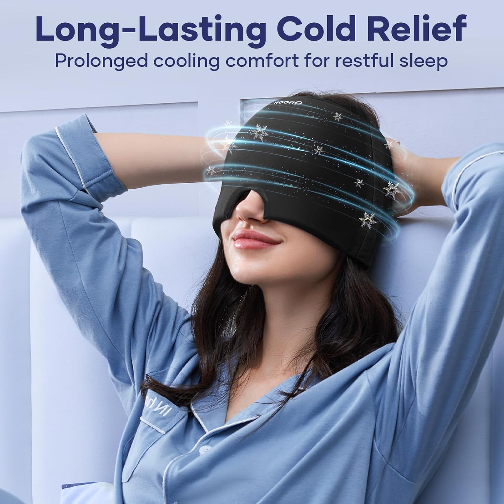 Migraine and Headache Relief Cap: Ice Wrap for Tension & Sinus Relief-Health & Personal Care-AniGuess-AniGuess