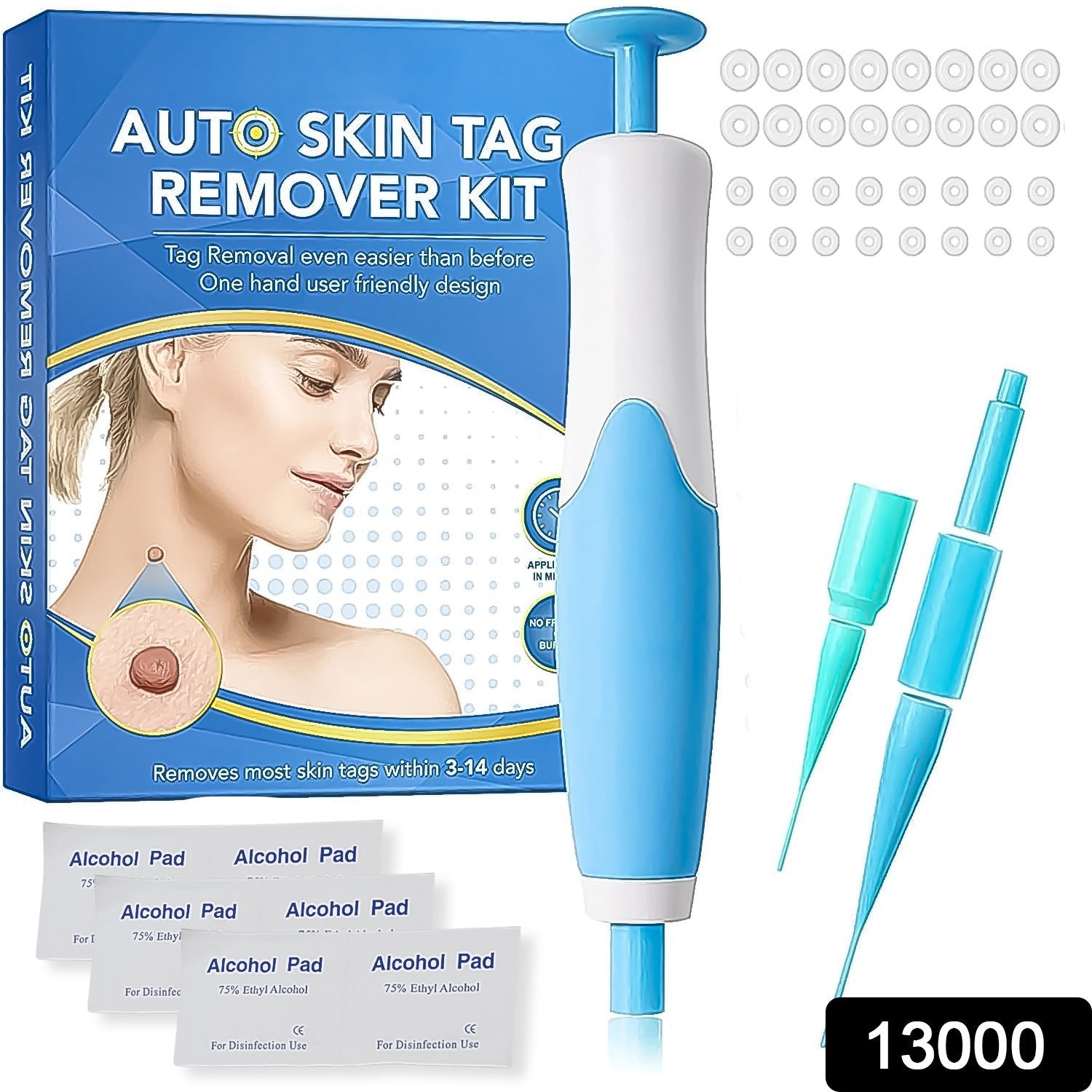 Skin Tag Remover Kit 2 in 1 for Micro to Large (2 mm - 8 mm / 1 Set)-Health & Personal Care-AniGuess-AniGuess
