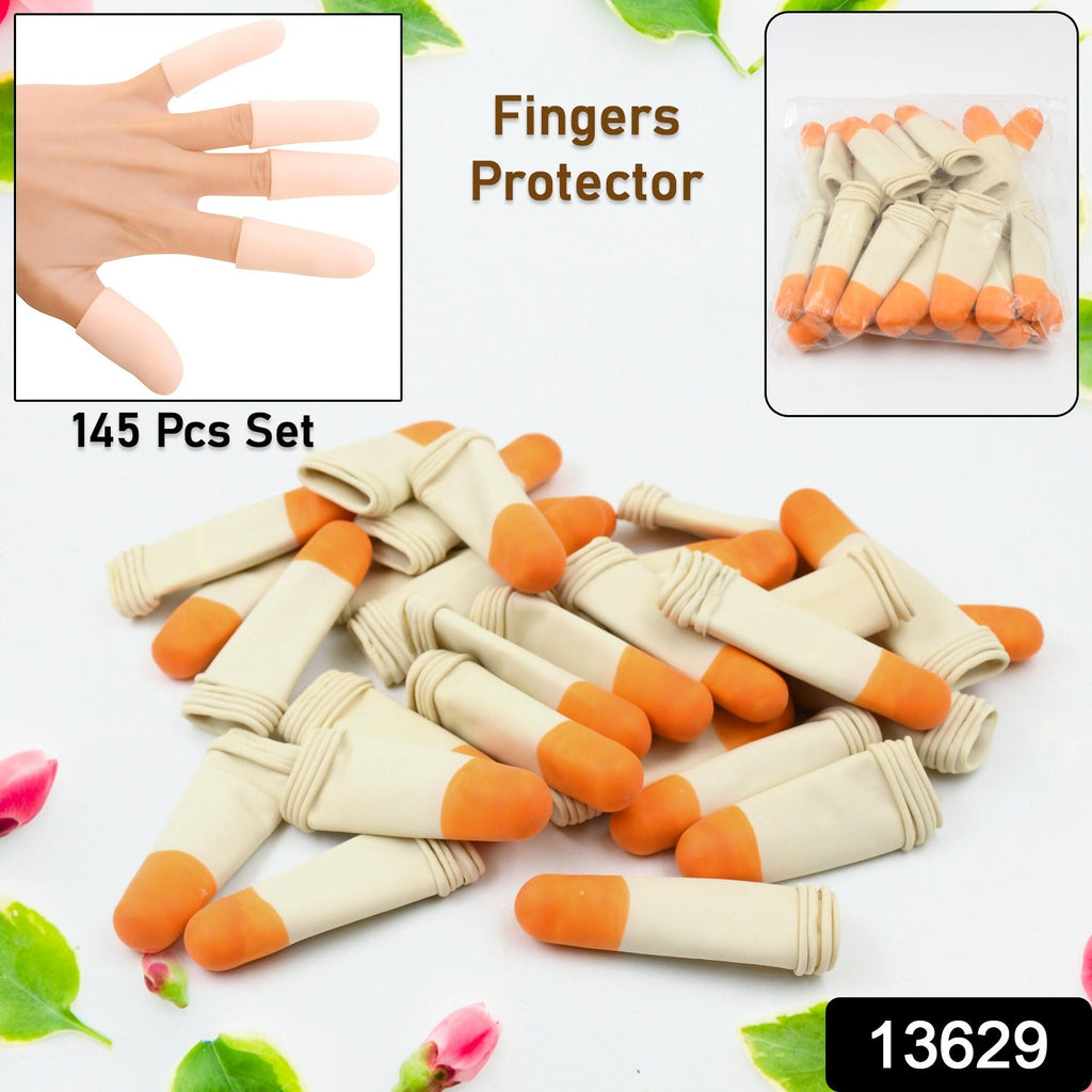 Finger Caps, Silicone Finger Protectors Sleeves (Finger Cots / 145 Pcs Set Approx)-Health & Beauty Accessories-AniGuess-AniGuess