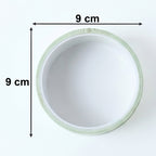 Adhesive tape roll size dimensions 9cm x 9cm