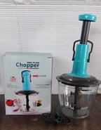 6 Blades Manual Hand-Press Vegetable Chopper (950 ML / Mix Color)