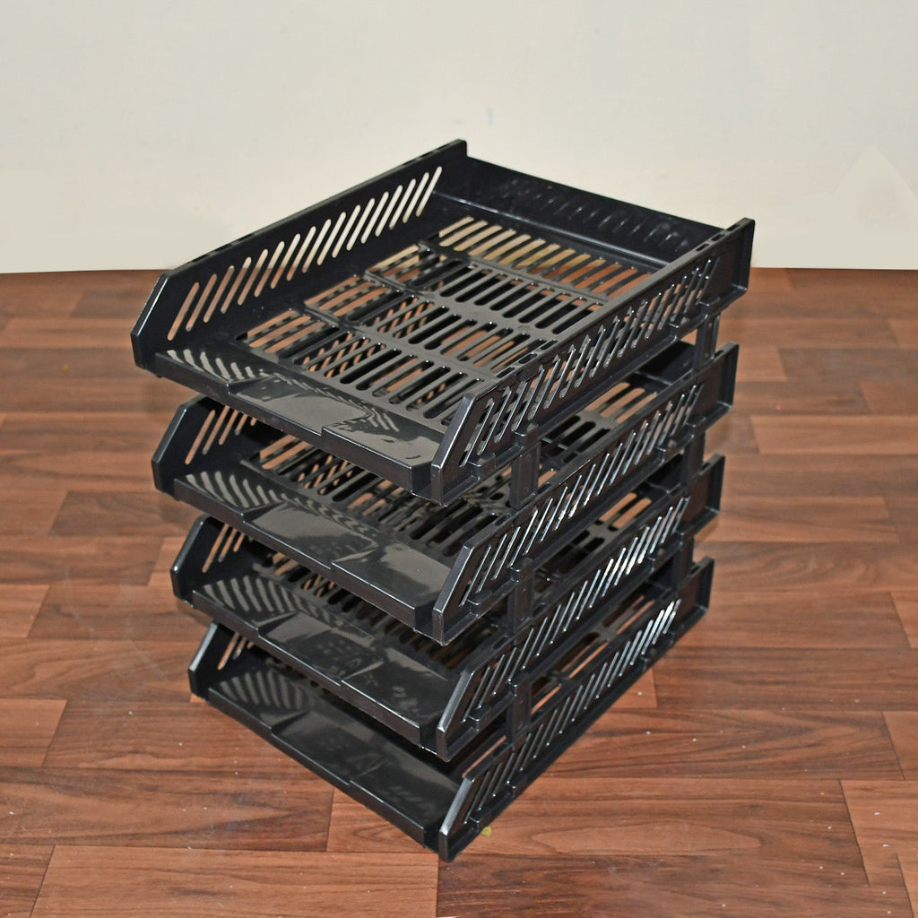 4-Layer Multifunctional File Rack with Drawers for Office Desk-Home Improvement-AniGuess-AniGuess