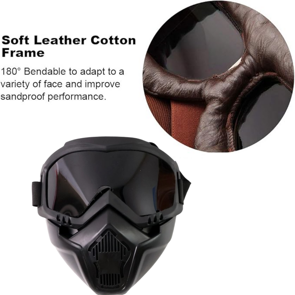 Motorcycle Goggles Off-Road Helmet Goggles Windproof Glasses Goggles Mask (1 Pc)-Car & Motorbike-AniGuess-AniGuess