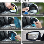  Anti-Fog Anti-Scratch Rearview Mirror Film HD - packaging shot