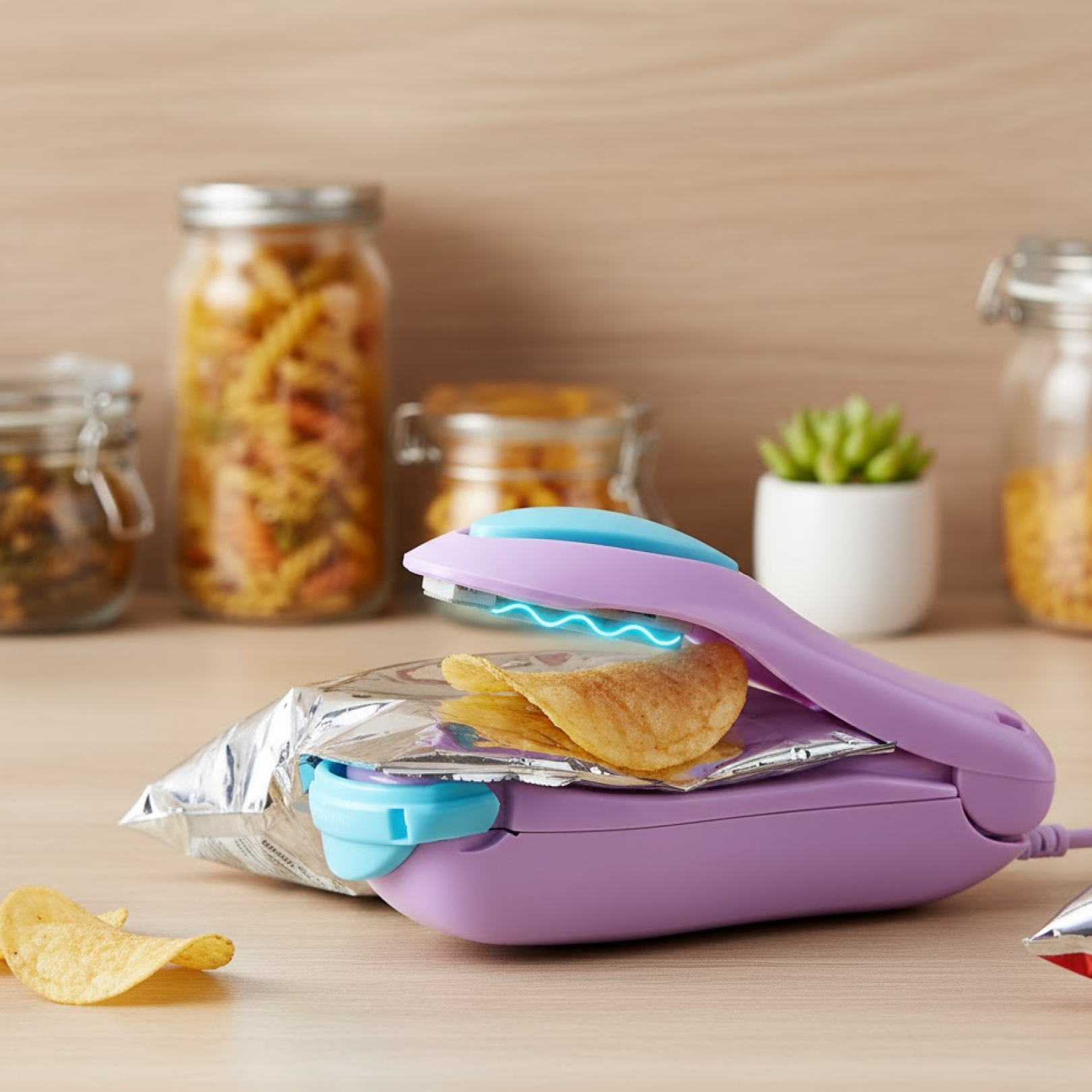Hand Held Sealer (Mini Sealing Machine / Mix Color / 1 Pc)-Home & Kitchen-AniGuess-AniGuess