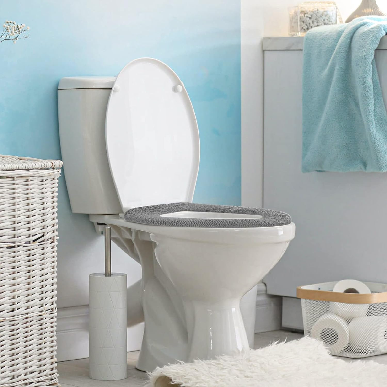 Winter Comfortable Soft Toilet Seat Mat Cover Cushion Plush-Health & Beauty Accessories-AniGuess-AniGuess