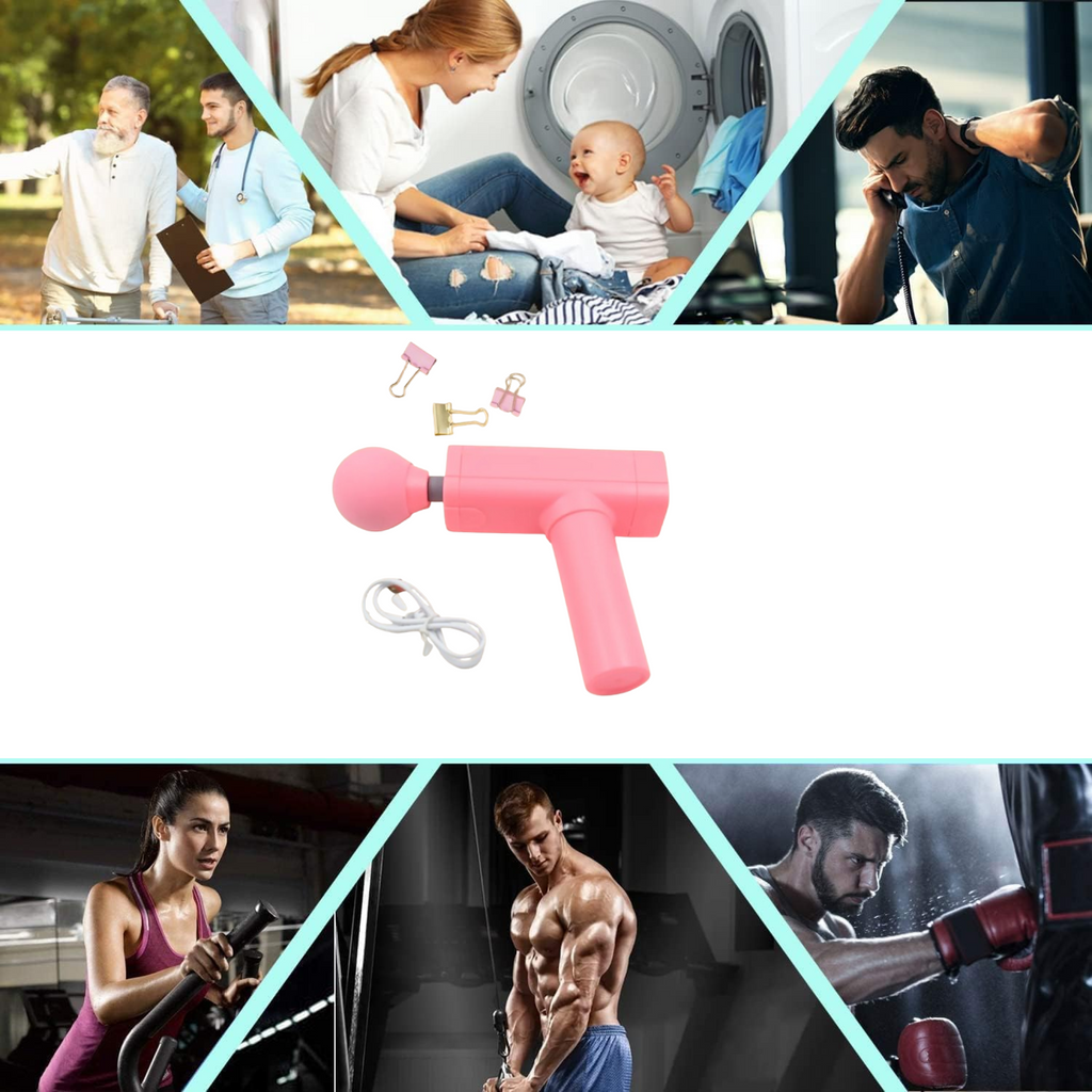 Massage Gun Deep Relax, Powerful Muscle Massager, USB Chargeable (1 Pc)-Health & Personal Care-AniGuess-AniGuess