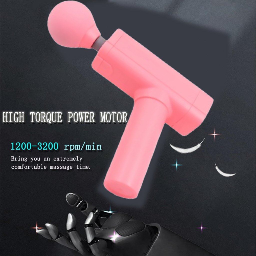 Massage Gun Deep Relax, Powerful Muscle Massager, USB Chargeable (1 Pc)-Health & Personal Care-AniGuess-AniGuess