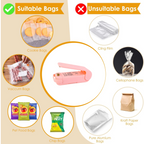  Mini Plastic Bag Sealer Heat Sealing Machine - scale and size reference