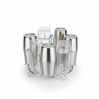 SS Round Glass Stand used for holding sensitive glasses