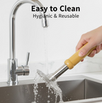 Stainless Steel Potato Masher, Pav Bhaji Masher with wooden handle