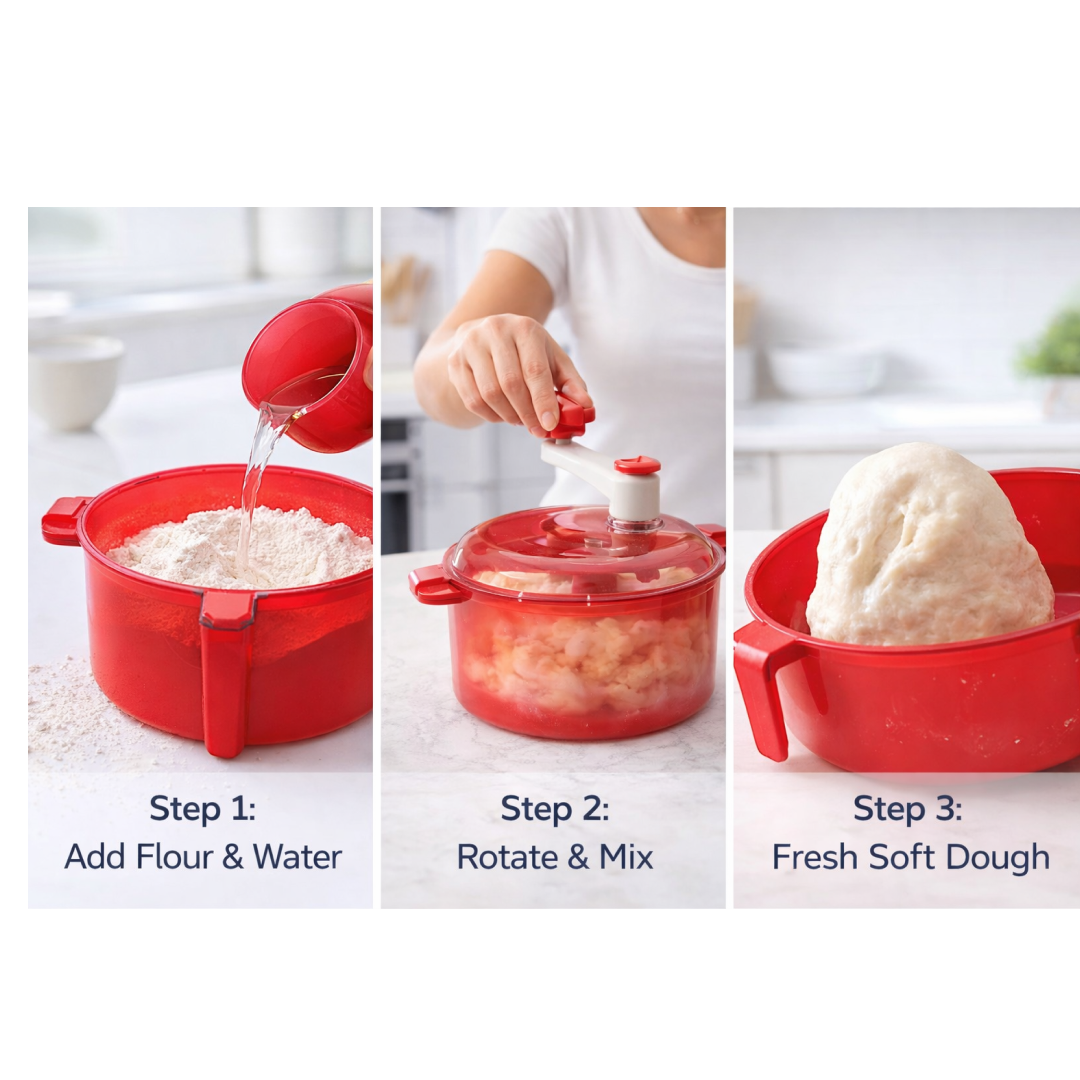 Dough Maker Machine With Measuring Cup (Atta Maker)-Home & Kitchen-AniGuess-AniGuess